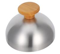 POPETPOP Stainless Steel Melting Dome Lid for Steak and Fish Fillets Heat Resistant Basting and Steaming Cover Splashing Plate Protector for Bbq Griddle and Versatile Cooking Easy to Clean