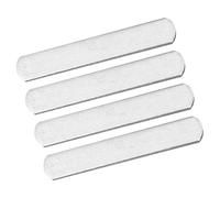 POPETPOP Stainless Steel Plates Fitness Exercise Plates 4 Pcs Rounded Anti-rust 0.2kg Each Not Sharp No Skin Damage for Weighted Vest and Leg Strap