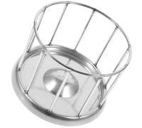 POPETPOP Stainless Steel Reptile Feed Dish Large Capacity Sleek Silver Bowl Corrosion-resistant Safety Design for Pet Turtle and Tortoise Terrarium Use