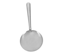 POPETPOP Stainless Steel Tofu Brain Spoon with Ergonomic Grip Asian Rice Paddle for Scooping Rice and Soup Versatile Serving Spoon for Home and Restaurant Kitchen Use