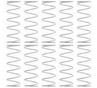 POPETPOP Stainless Steel Toilet Flush Button Spring 20Pcs Compact Coil for Toilet Actuator Replacement Dual Flush Cistern Repair DIY
