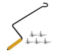 POPETPOP Steel Car Jack Crank Handle with Quick Conversion Head, Effort Saving Operation and Portable Utility, for Truck and Automotive Jack Use in Roadside Emergency and Urgent Repair