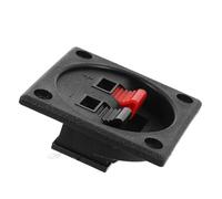 POPETPOP Stereo Speaker Terminal Plate Connector Square Speaker Box Terminal Cup with Clear Polarity Markings Easy Installation and Subwoofer Boxes Audio Binding Post for Enhanced Sound