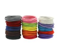POPETPOP Stretch Hair Ties and High Elastic Thread Material for Women Elastic Hair Bands 200pcs Random Color for Everyday Use