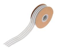 POPETPOP Striped Ribbon for Packaging and DIY Wrapping, 1 Roll Polyester Creative Ribbon, Portable and Can Be Cut Arbitrarily, for Making Christmas Wreaths and Decorating Christmas Trees