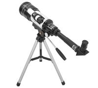 POPETPOP Student Astronomy Refractor Telescope 70mm Aperture with Finderscope, Compact Educational Telescope for Beginners and Adults Stargazing Deep Sky Observation