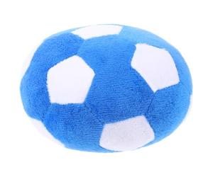 POPETPOP Stuffed Plush Molar Chewing Ball Small Dog Chew Practical Chewing Plush Football Shape Pet for Dogs of Ages and Puppies