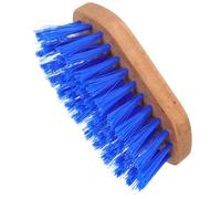 POPETPOP Sturdy Horse Grooming Brush with Stiff Bristle and Wooden Handle for Effective Mud Removal and Safe Long Time Use, for Horse Hair Cleaning and Groom Supplies