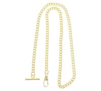 POPETPOP Sturdy Stainless Steel Clothes Hanging Chain for Decorating Jeans and Portable Carry, Stylish Golden Clothing Chain for DIY Fashion Accessories