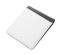 POPETPOP Sublimation Wallet Blank Double-Sided White Pu Folding Coin Purse with Id Window and Card Slots for DIY Heat Transfer, Card Holder Suitable for Travel and Everyday Use