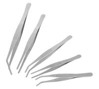 POPETPOP Succulent Planting Tweezers 5Pcs Stainless Steel for Vegetable Seedling Cultivation and Small Plant Handling in Gardening