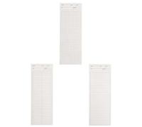 POPETPOP Super Long Mini Writing Notepad 3pcs with Single, Double Line Grid Pages, Multipurpose Planning and Study Notebooks for Time Management and Schedule Efficiency in Office and School