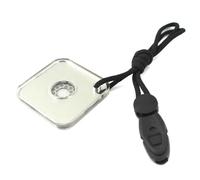 POPETPOP Survival System Material, Precision Aiming with Acrylic Ruler Signal Mirror and Compass, and Whistle Essential Emergency Tool for Camping Exploration Outdoor for Adventure