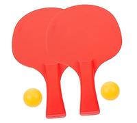 POPETPOP Table Tennis Set Training Kit Racket Toy Red 1 Set Indoor Outdoor Solo Practice for Boys and Girls Educational Plaything