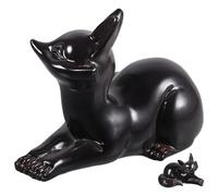 POPETPOP Tea Pet Figurine Resin for Tea Lover's Collection Fox-shaped Color Changing Decorative Ornament with Stable Sturdy Material and Adorable Design and Home Decor
