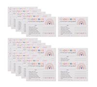 POPETPOP Teacher Mail Cards Motivational Note Cards 15X10Cm Multi-Color Easy to Write Enhance Teacher-Parent Communication Classroom Management for Preschool and Kindergarten Students