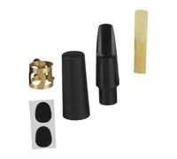 POPETPOP Tenor Saxophone Mouthpiece Set with Creative Design, Made from Abs and Food Grade Silicone for Better Air Tightness and Protecting Playing Random Color