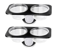 POPETPOP Terrarium Supplies 2pcs Reptile Feeders Food Bowl Water Bowl for Reptiles