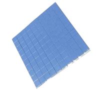 POPETPOP Thermal Conductive Silicone Pads Soft Silicone Heat Conduction Pad 100pcs 10x10x0.1mm Replacement for CPU and Gpu Electronics Usage for Cooling Components