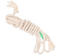 POPETPOP Thickened 5m Cotton Linen Long Jump Rope for Multiple Users, Wear-resistant Fitness Skip Rope for Group Exercise and School Sports, 1pcs