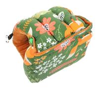 POPETPOP Thickened Insulated Fabric Bird Hammock Nest for Parrots, Soft and Comfortable Hanging Parrot Bed Suitable for Winter Outdoor Use, Green Bird Nest House for Cage