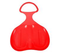 POPETPOP Thickened Large Winter Sliding Board for Outdoor Snow Sled Plaything with Skid Handle Lightweight Portable Skiing Sledge for Snow Grass and Sand Fun