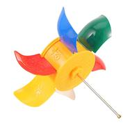 POPETPOP Tibetan Prayer Hand Held Wheel Buddhist Six-character Decor Colorful Windmill for Home Religious Meditation Spiritual Use