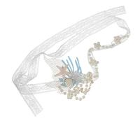 POPETPOP to Comfortable and for Shell Headband Elegant Lace Women, Hair Accessory Create Stunning New Hairstyles, for Music Festivals and Family Parties