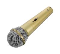 POPETPOP Toy Microphone Prop for Costume Parties Simulation News Microphone Model for Stage and Interviews Miniature Design for Retro Themes and Music Studios