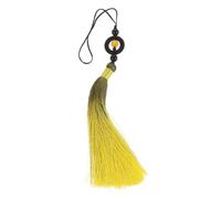 POPETPOP Traditional Chinese Tassel Ornament for Taichi Martial Arts Decoration Yellow Gradient Pendant Tassel Suitable for Cultural Crafts and Home Decor