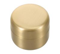 POPETPOP Travel Pocket-Sized Stainless Steel Pill Organizer Airtight Round Medicine Container Compact Design with Easy Open Close