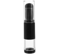 POPETPOP Travel Refillable Small Powder Brush with Plastic Handle Suitable for Foundation and Finishing Powder, Portable Cosmetic Applicator for On-the-go Makeup Application