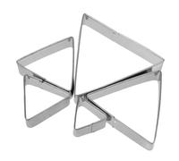 POPETPOP Triangle Cookie Cutters Stainless Steel 5pcs Baking Set 2.75 Inch for Scone and Dough Crafting at Home