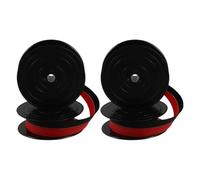 POPETPOP Typewriter Ribbon 2Pcs Twin Spool Ink Compatible with Multiple Old Fashioned Manual Typewriter Brands for Home and Office Use