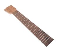 POPETPOP Ukulele Neck and Wood Fingerboard Kit for DIY Ukulele Repair with Simple Installation and Time-saving Features Suitable for Left Handed