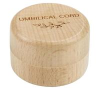 POPETPOP Umbilical Cord Keepsake Box Wooden Engraved Memory Case for Pregnancy Girl Hair Teeth Keepsakes Decorative Reusable Newborn