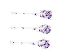 POPETPOP Unique Halloween Spider Egg Sack Lights 3 Pack Hanging Decorations for Parties and Events