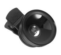 POPETPOP Universal 2 in 1 Mobile Phone Lens Kit 0.45x Distortionless Super Wide Angle and 12.5x Macro Lens, Acrylic and Aluminium Alloy Material, Reduces Glass Flare, Compatible Smartphone