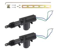 POPETPOP Universal Car Door Lock Actuator Motor 12v Dc 2-wire Plastic Sturdy Replacement with 5 Hole Rounded Corner and Double Clip for Vehicle Doors, and Stable Performance