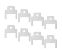 POPETPOP Universal Paper Towel Dispenser Key Silver Colour 8pcs Portable Iron Bathroom Tool for Maintenance Staff Compatible with Public Transit Stations and Schools