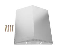 POPETPOP Universal Stainless Steel Security Camera Rain Cover 11.81 Inch Outdoor Camera Shield Corrosion Resistant Heavy Duty Waterproof Housing Easy Installation