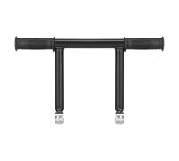 POPETPOP Universal Stroller Extender Stroller Handlebar Extension for Parents Stylish Design Smooth Texture Adjustable Height Stainless Steel Plastic for Shopping and Outings