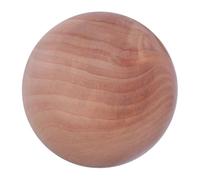 POPETPOP Unpainted Wooden Balls DIY Craft Ball Solid Wood Round Smooth Surface Decoratable for DIY Projects and Architectural Works