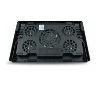 POPETPOP USB Dual-usb Ultra with Quiet and Laptop 5 Fans Pad Cooling Multi-angle Adjustable Metal Stand Featuring Built-in Hub and LED Lights, Anti-skid Base for Ergonomic