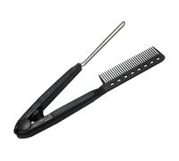 POPETPOP V-shaped Plastic Hair Straightener Comb Hairstyle Comb Convenient to Carry and Store Not Easy to Deform Or Break Professional Hair Brush for Straightening