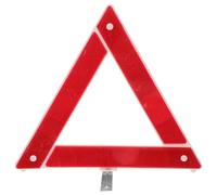 POPETPOP Vehicle Emergency Reflective Triangle Foldable Roadside Safety Triangle Compact and Portable for Breakdown Scenarios