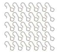 POPETPOP Vehicle Seat Cover Hook 100Pcs Car Seat Cushion Fix Hooks 2.3X0.8Cm Metal Clips