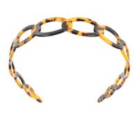 POPETPOP Vintage Acetate Tortoiseshell Hairband Non-slip Teeth Headband for Face Washing and Shower, Decorative Geometric French Style Hair Accessory for Women