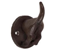 POPETPOP Vintage Cast Iron Doggy Butt Wall Hook Retro Decorative Wall-Mounted Coat and Hat Hook for Entryway Heavy Duty for Home Organization
