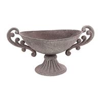 POPETPOP Vintage Iron Flower Planter with Double Handles for Indoor Decor